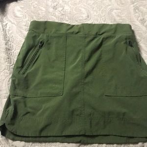 Athleta Army Green Skort